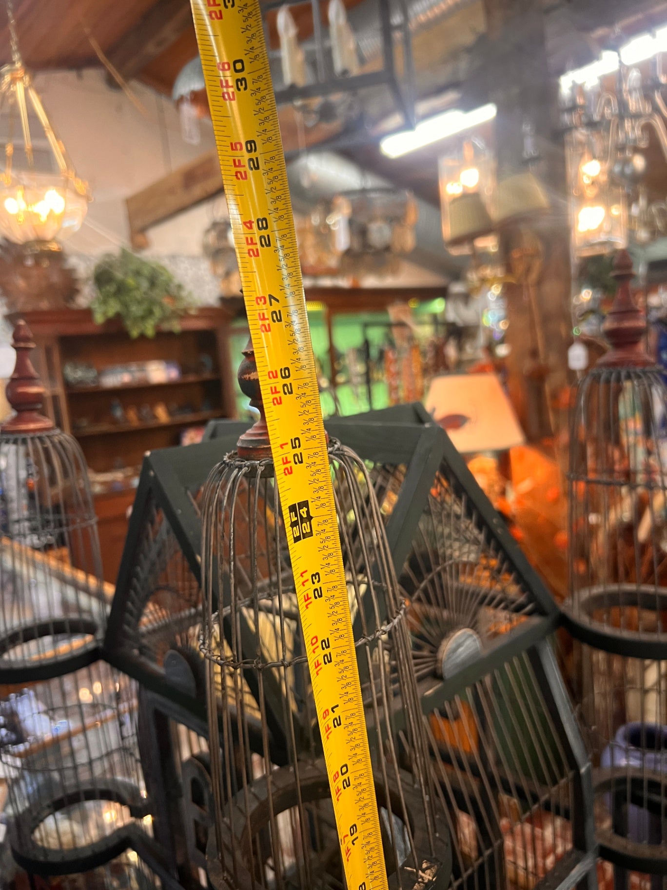 Victorian Mansion Architectural Birdcage with Four Turret Towers – Oversized Decorative Statement Piece