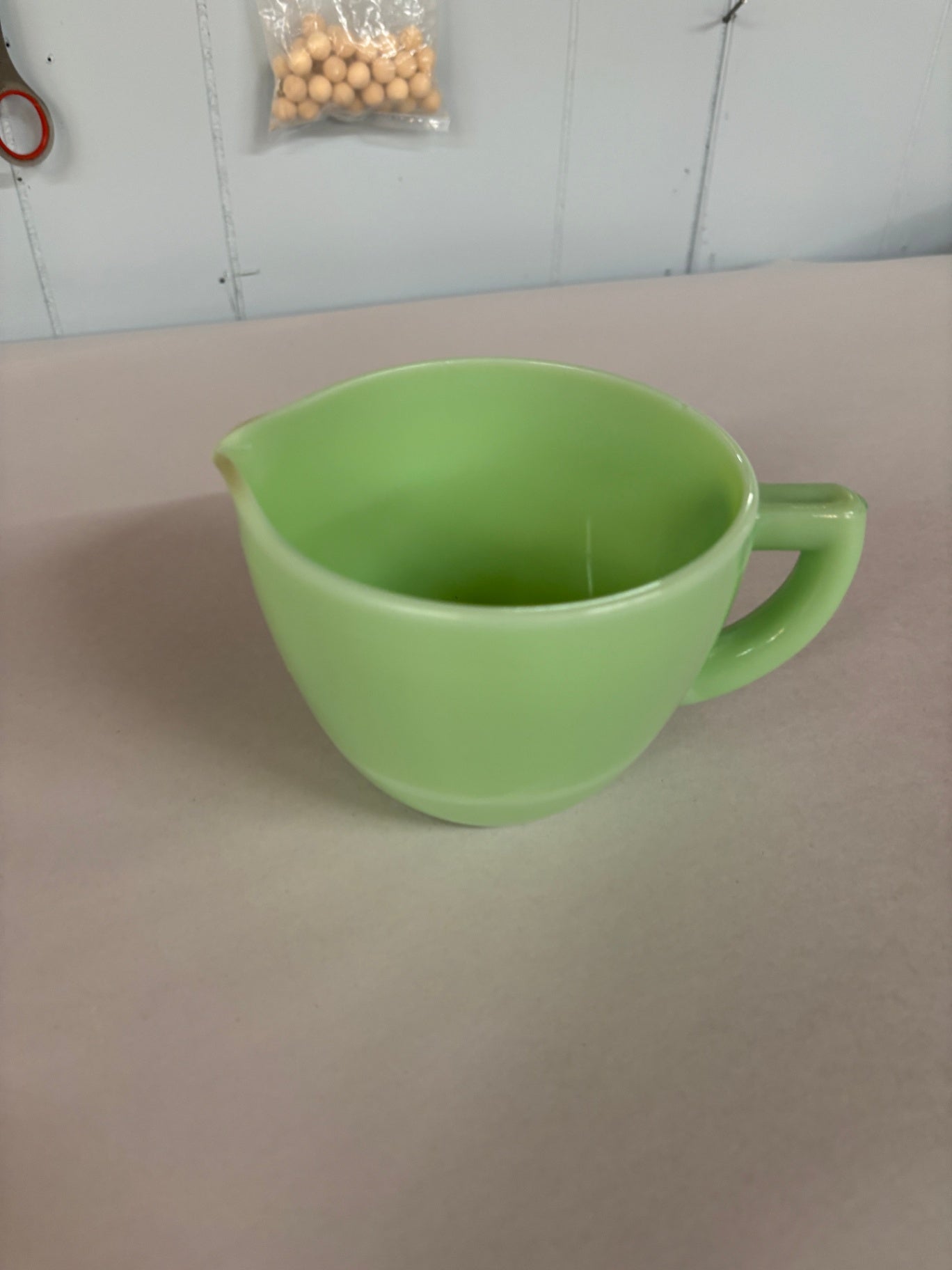 Vintage Fire-King Jadeite glass batter bowl
