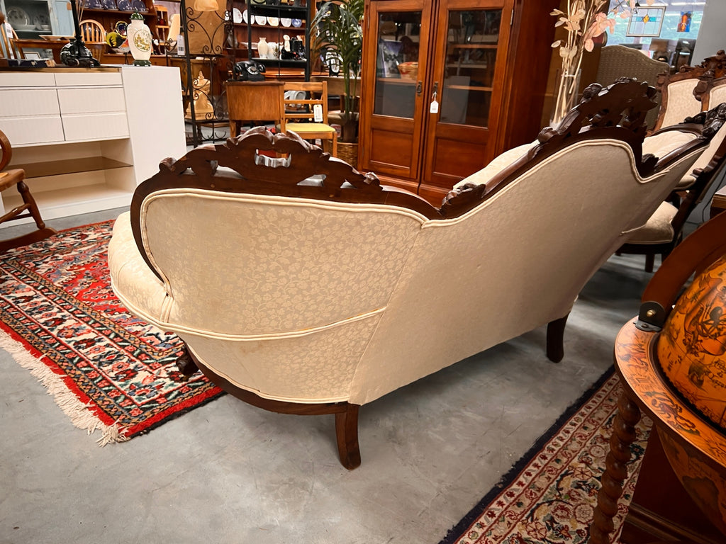 Victorian Rococo Revival Walnut Parlor Sofa | Circa 1870–1880