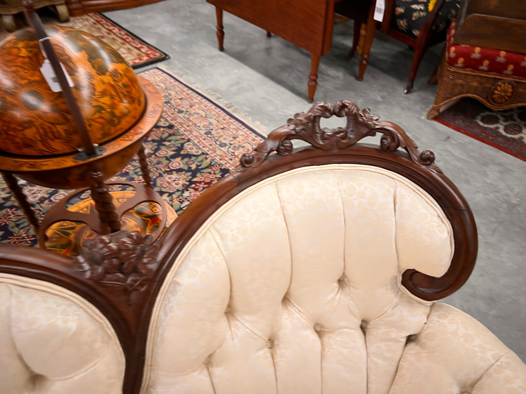 Victorian Rococo Revival Walnut Parlor Sofa | Circa 1870–1880