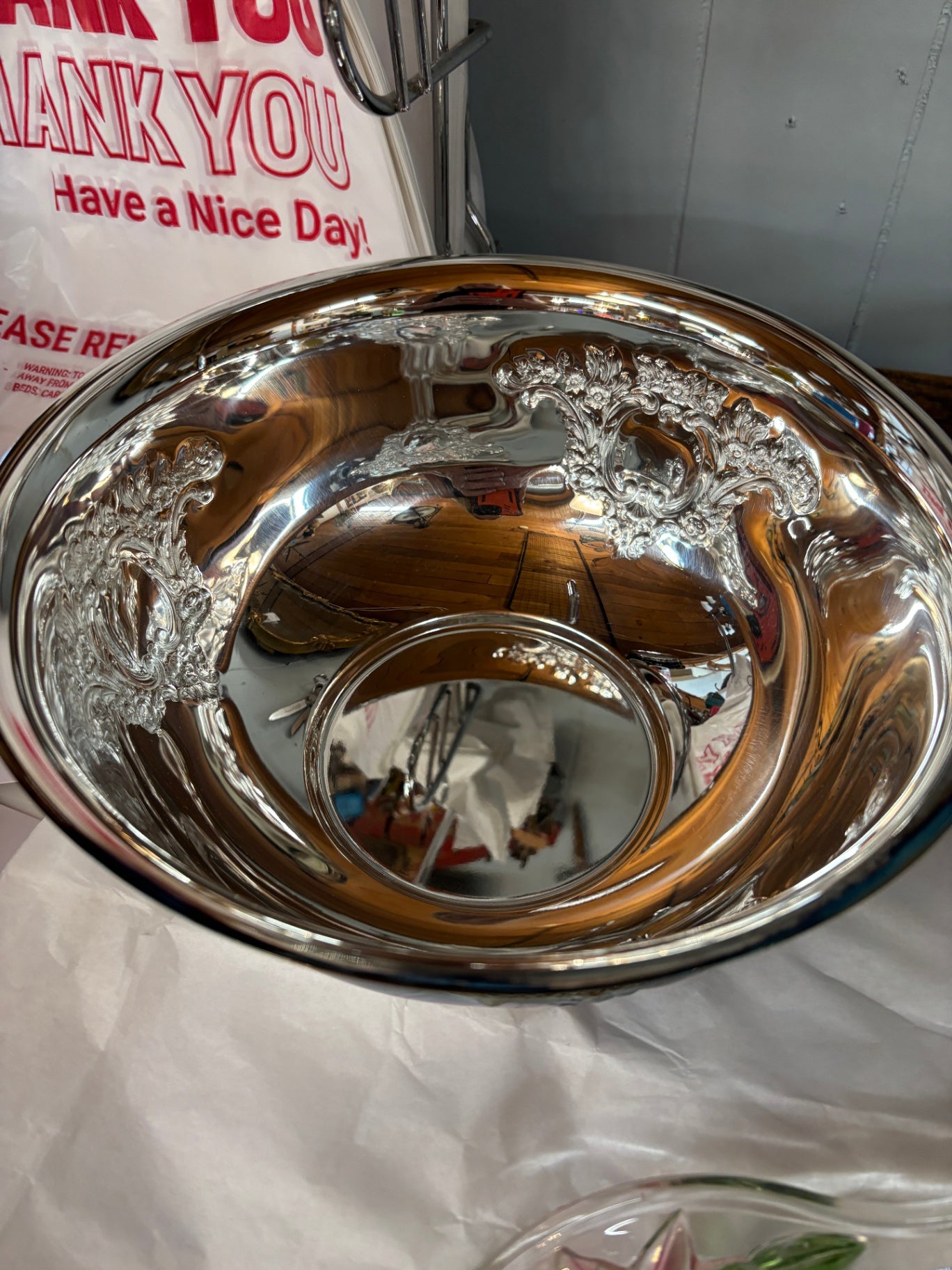  Vintage Oneida Silverplate Serving Bowl