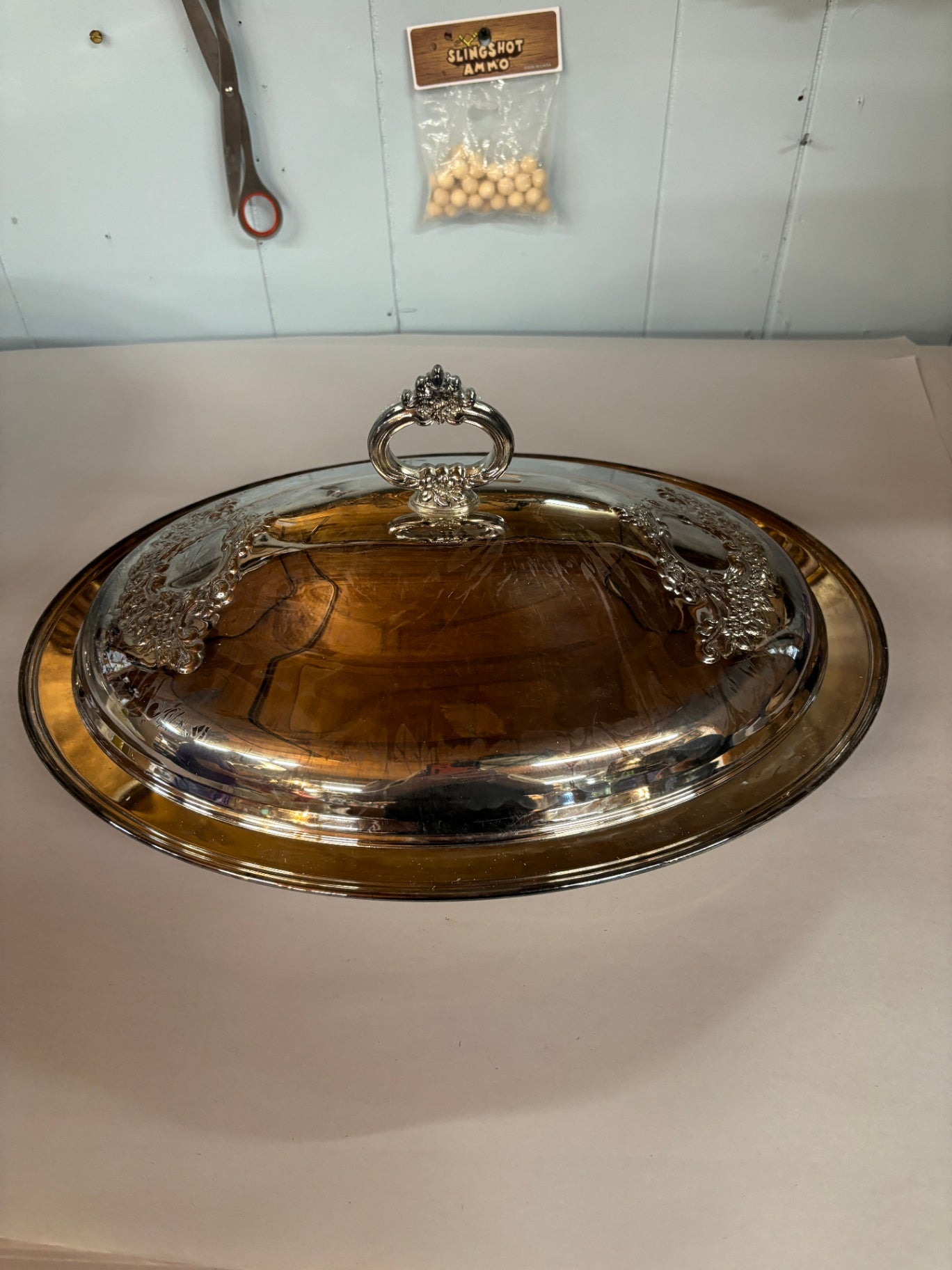  Oneida silverplate covered casserole