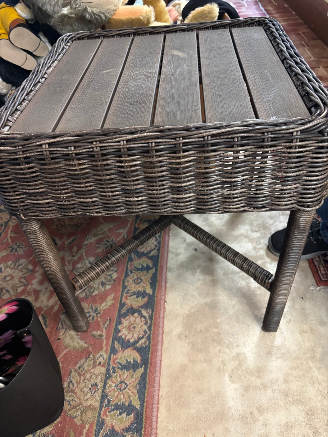 Outdoor Wicker Table