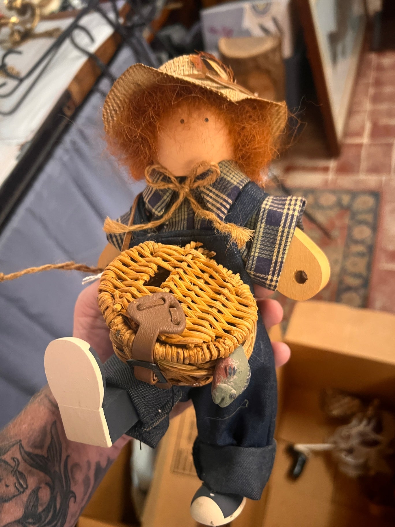 Lizzie High With Fishing Basket