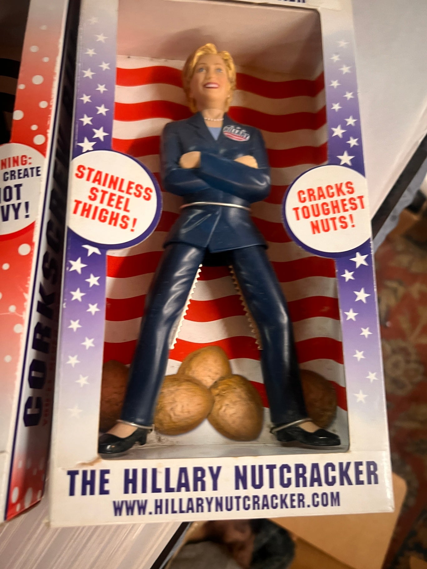 New Hilary Clinton Stainless Steel Nutcracker