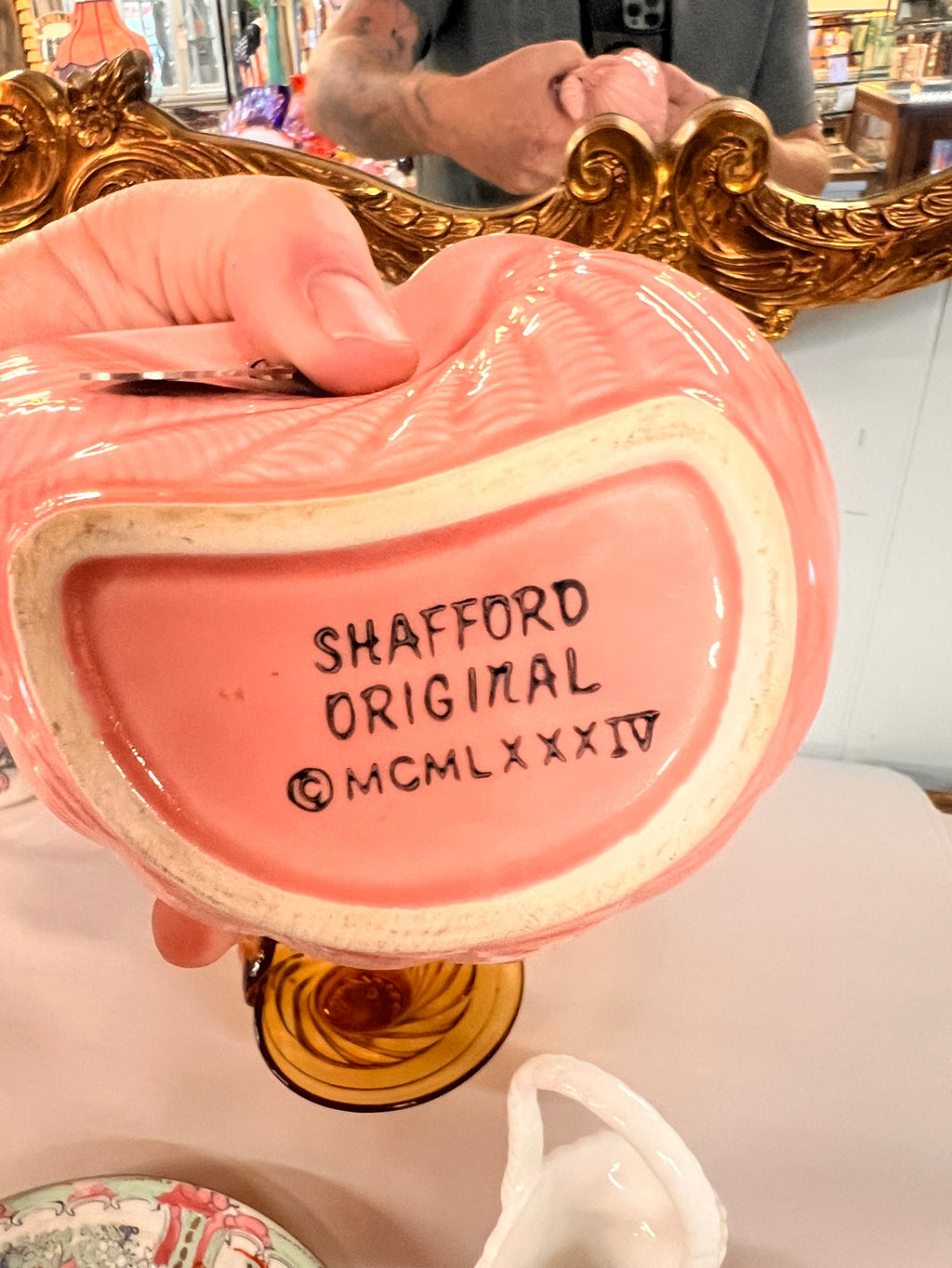 Vintage 1984 Shafford Original Pink Seashell Covered Butter Dish – Coastal Beach House Decor