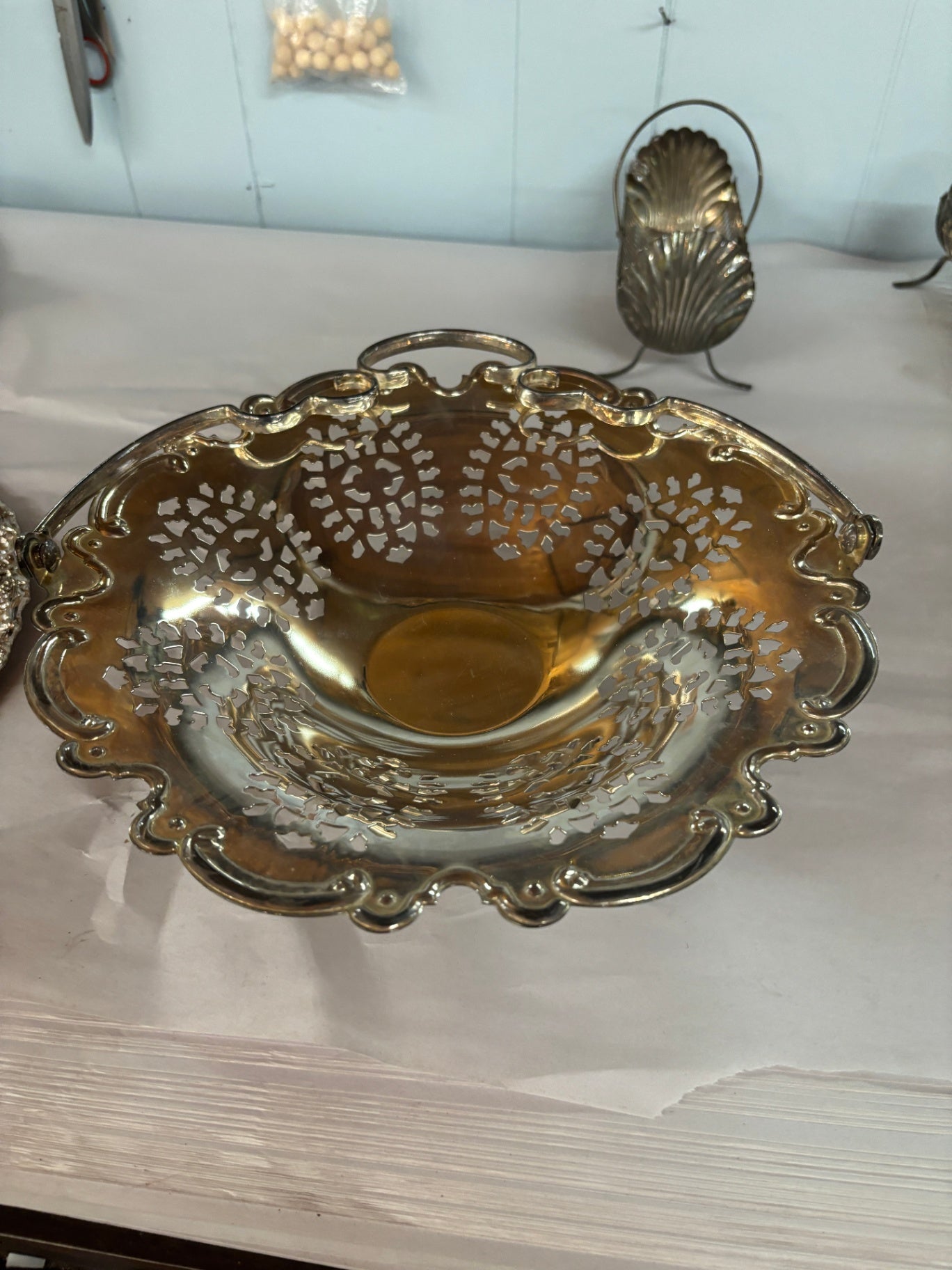 Silver-Plated Bread Basket