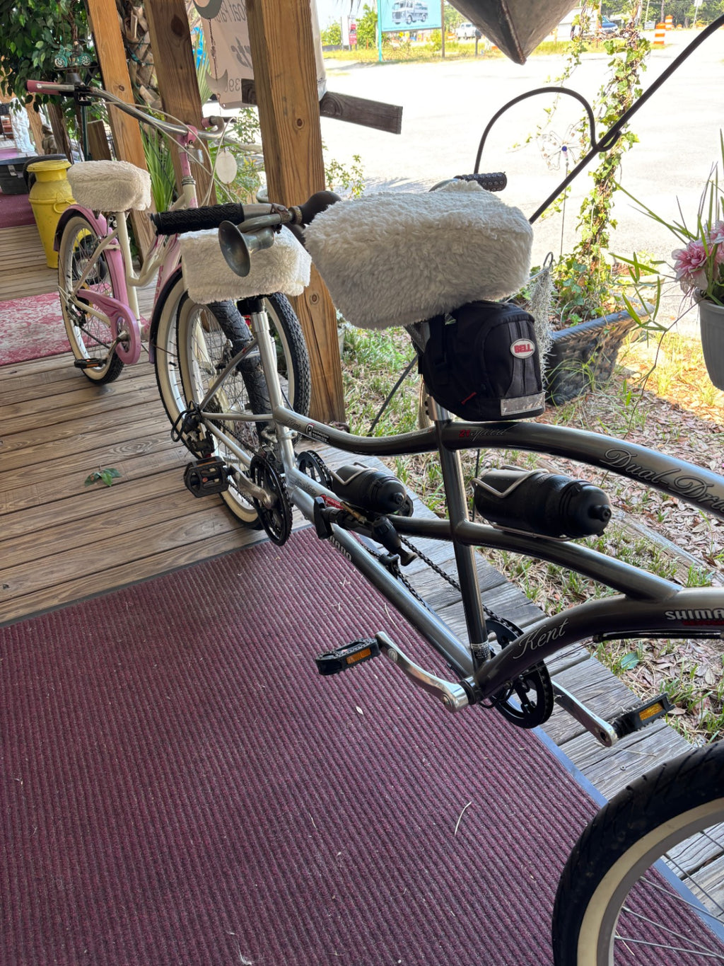 Kent Tandem Dual Drive 21-Speed Aluminum Comfort Hybrid Bicycle – Shimano Components