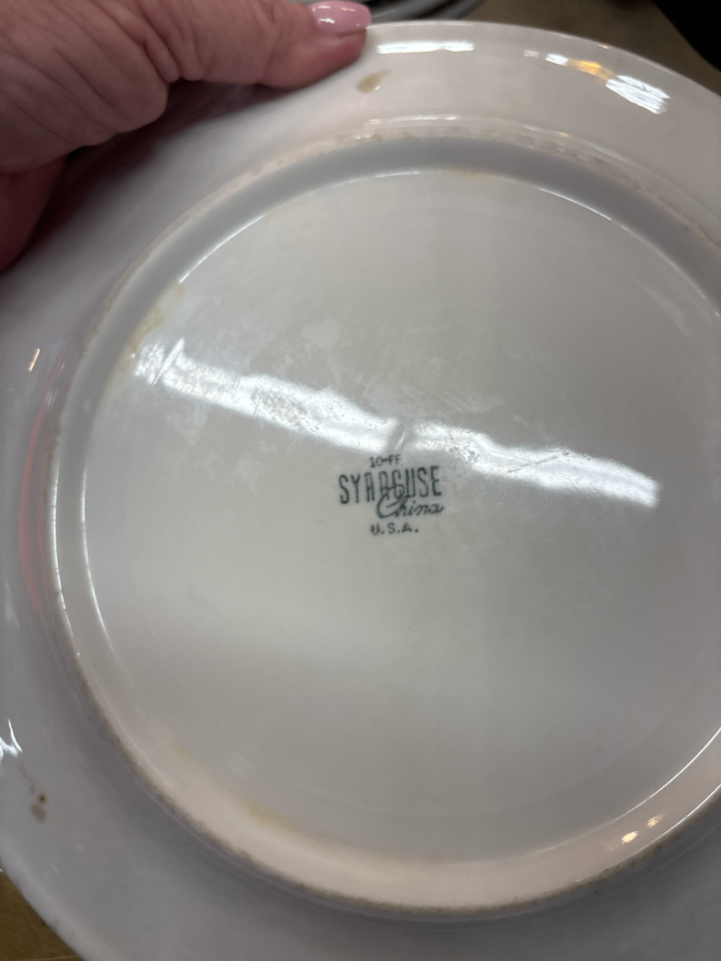 Syracuse China ONLY 2 plates and 6 oval bowls