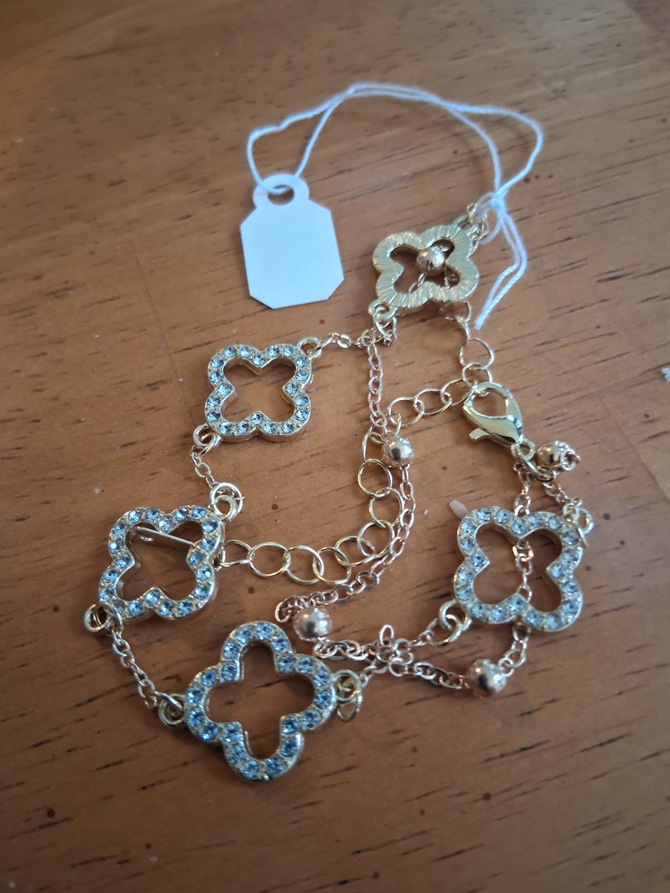 Clover bracelet gold dsc