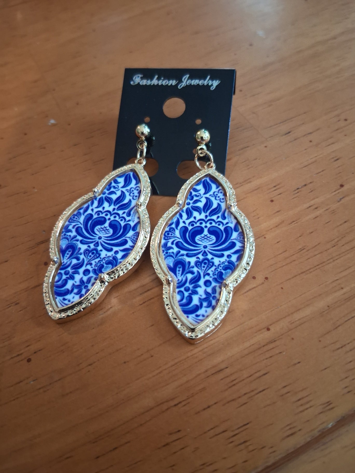 Blue chinoiserie earrings dsc 