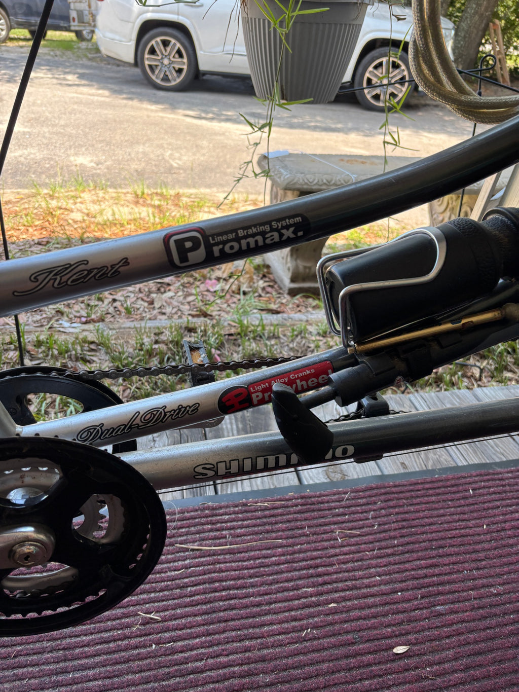 Kent Tandem Dual Drive 21-Speed Aluminum Comfort Hybrid Bicycle – Shimano Components