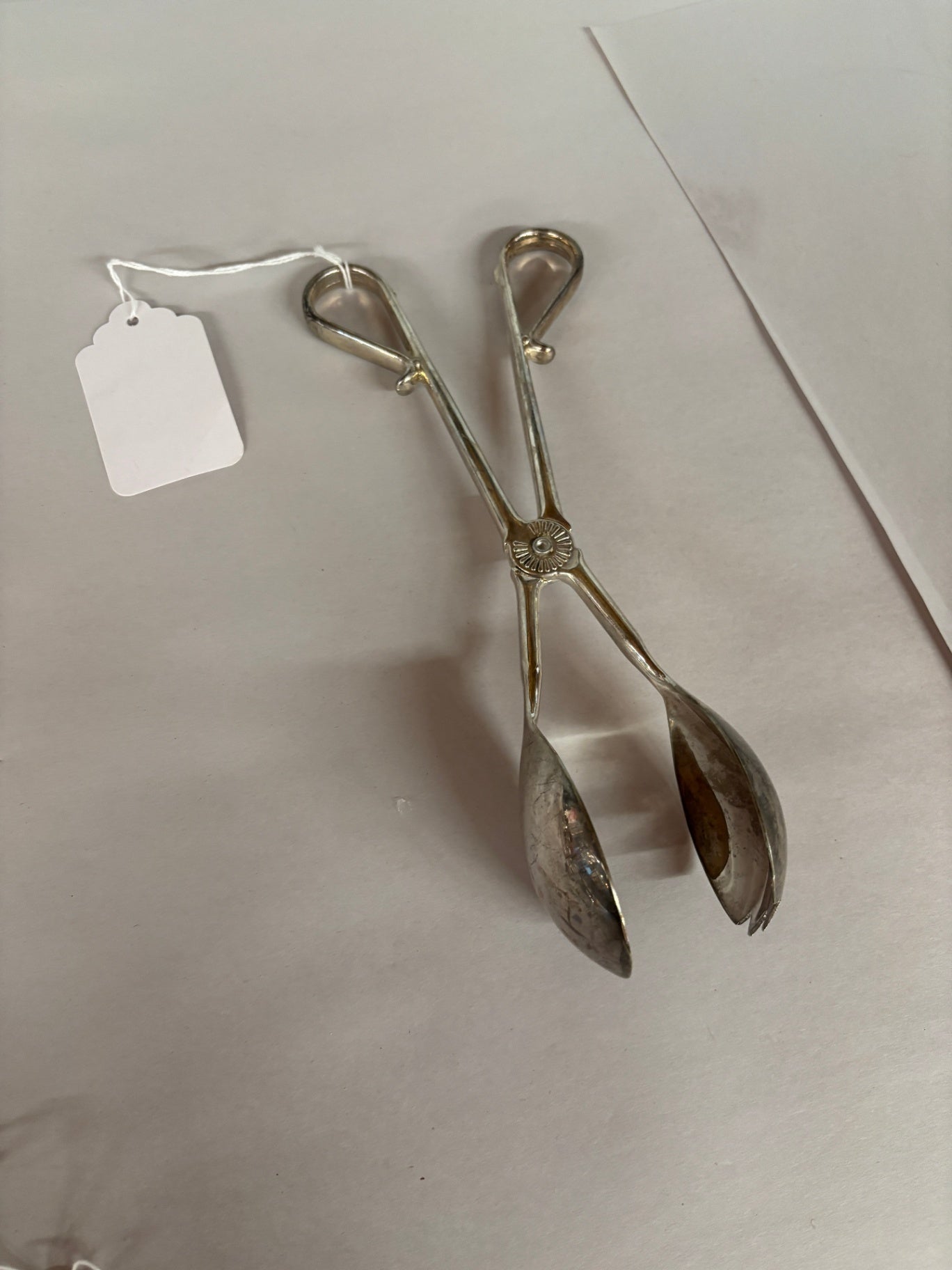  Silverplate Salad Tongs