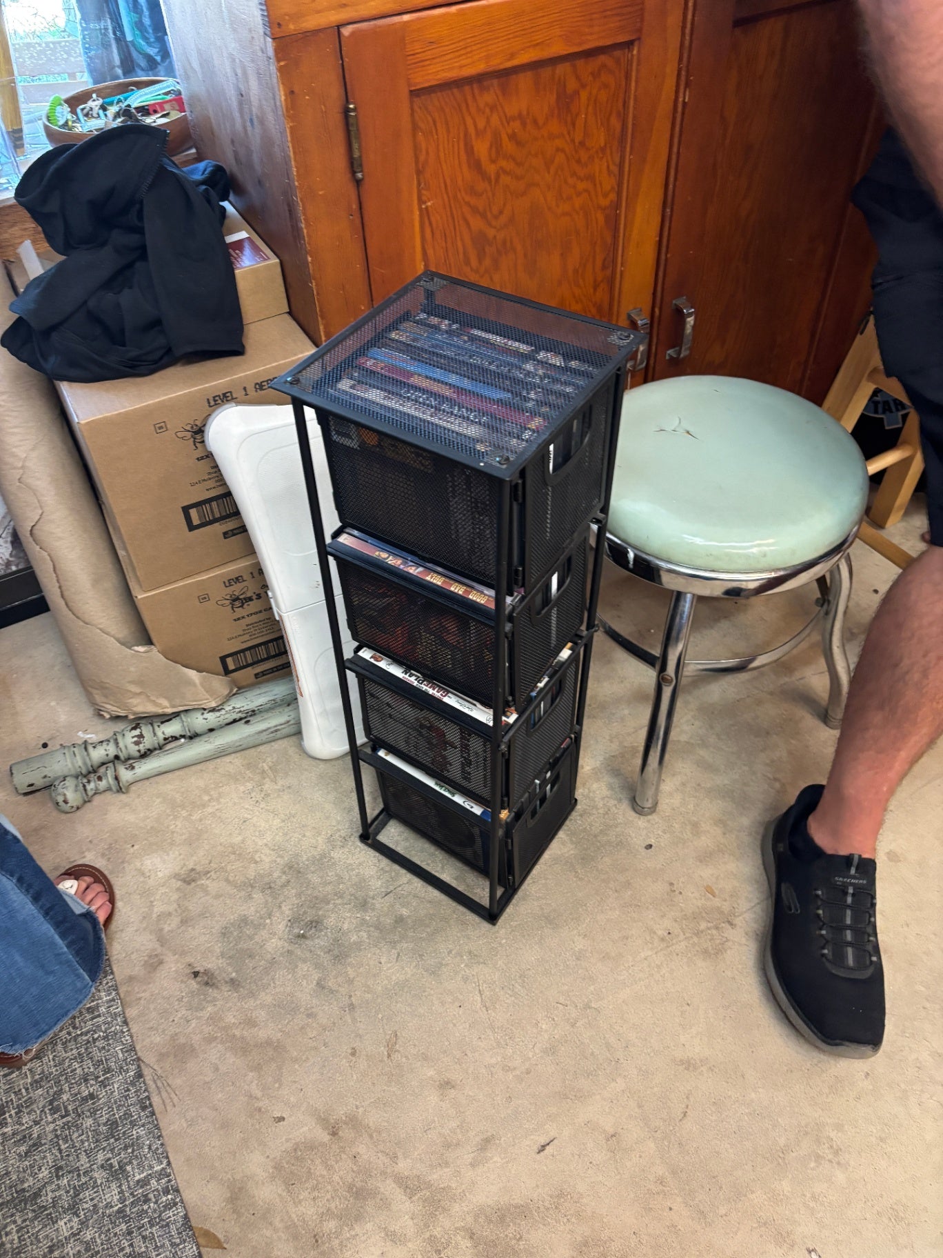 Assorted Dvds and Stand