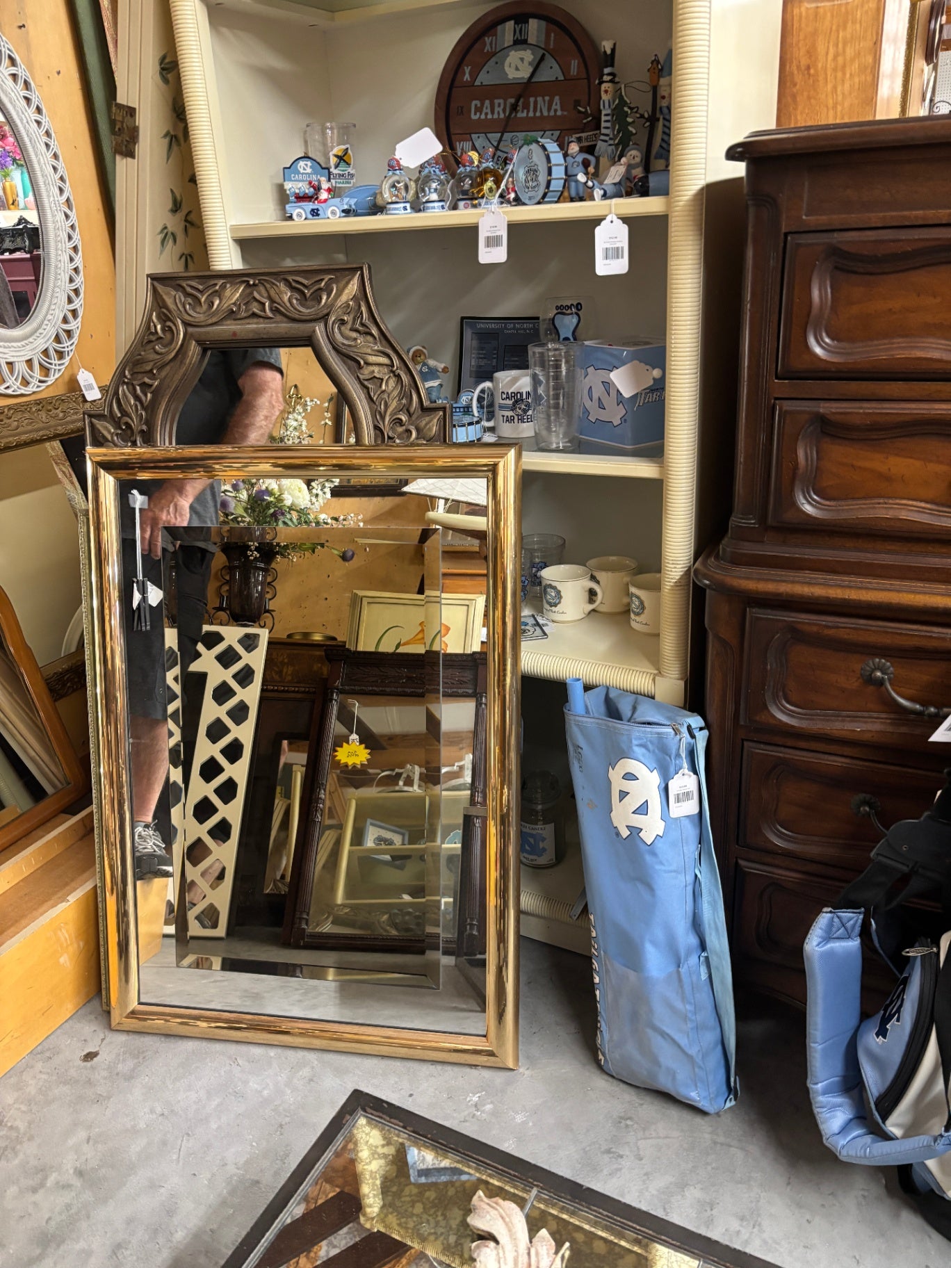 Gold Framed Mirror
