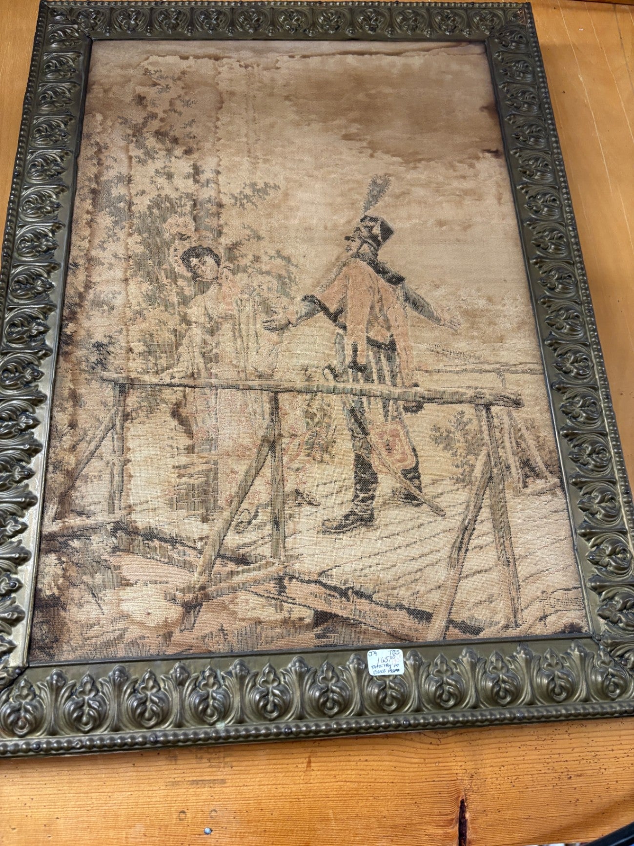 Vintage Brass Frame