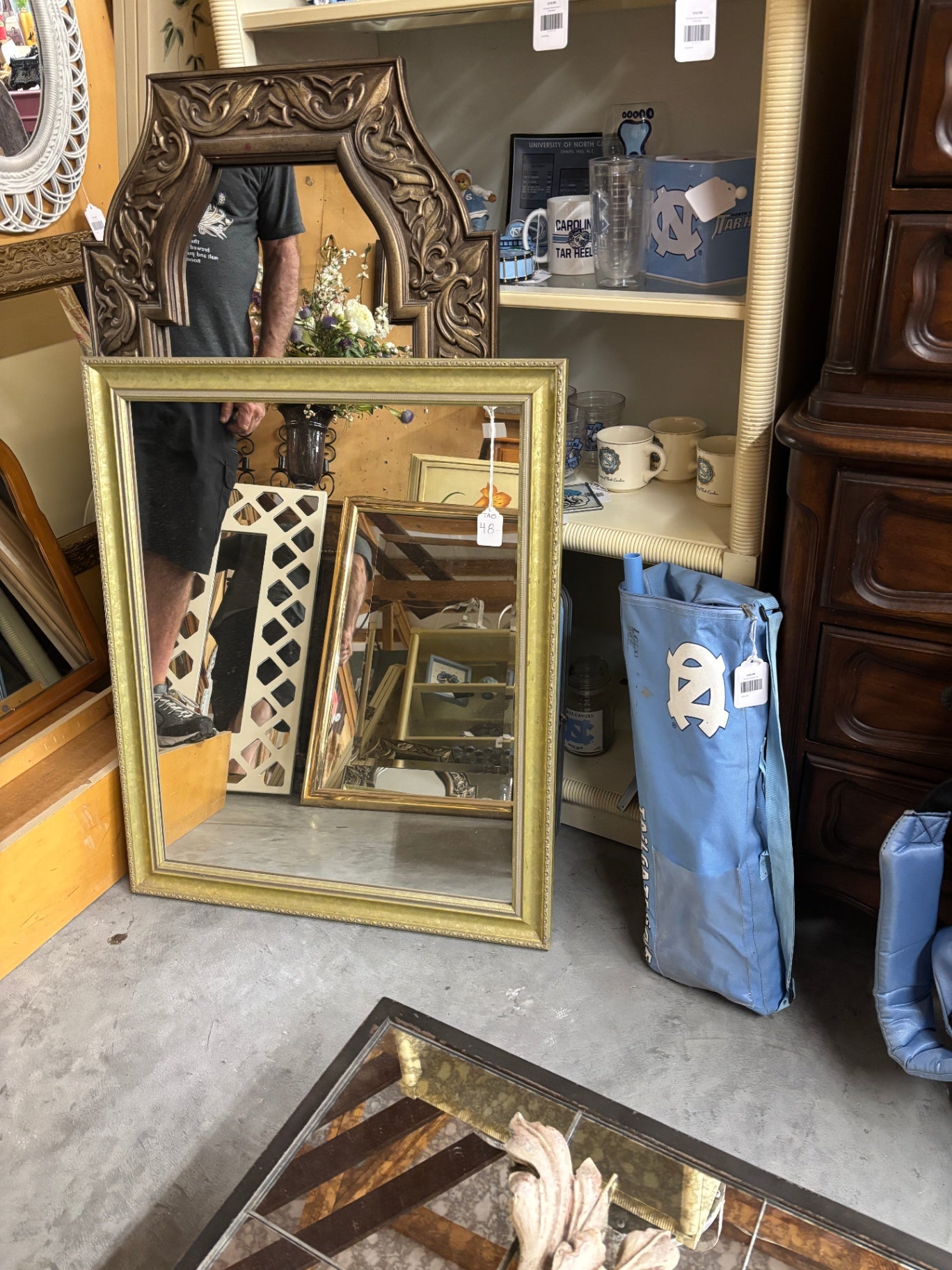 Gollf Framed Mirror