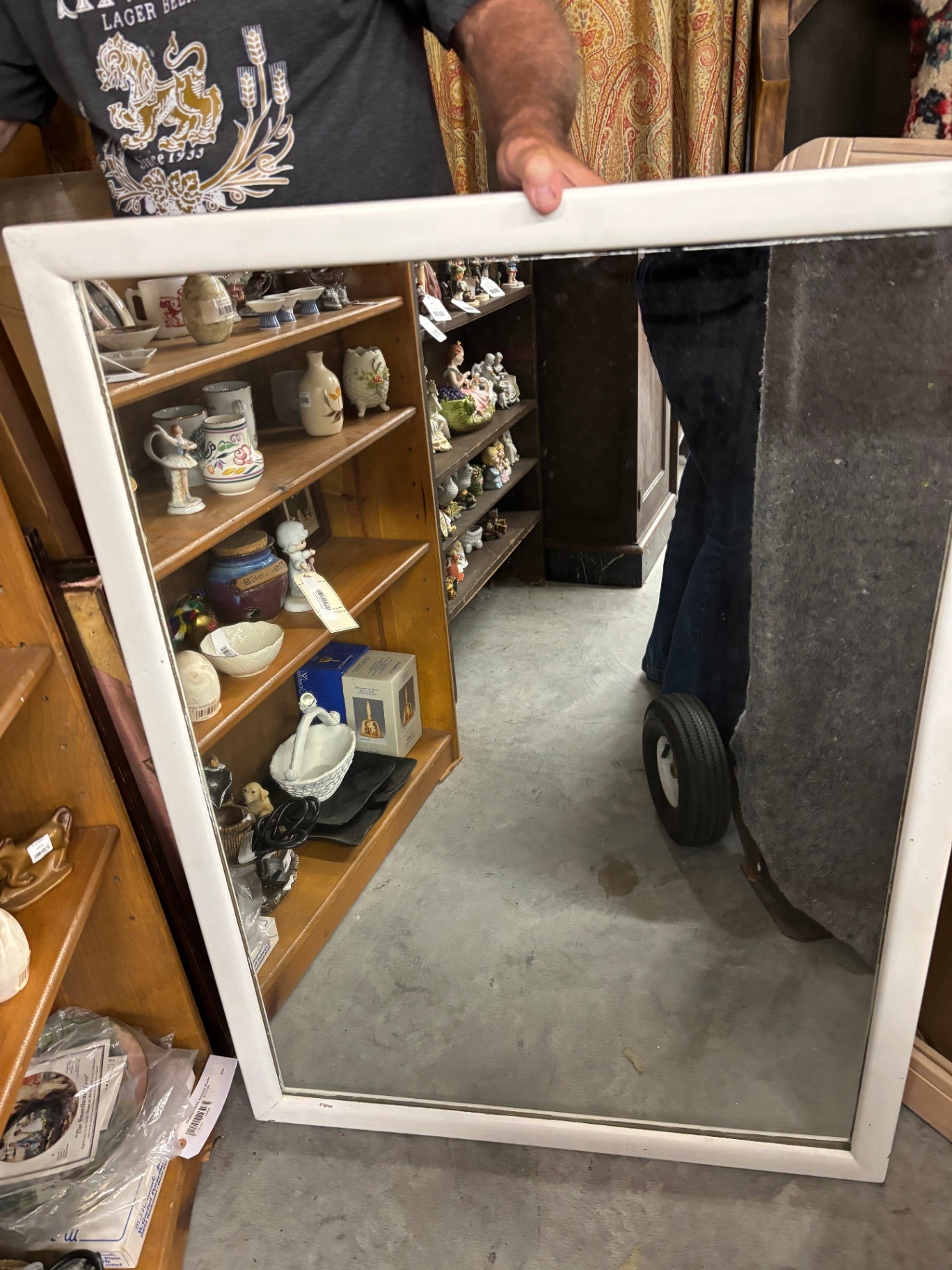 Mirror With White Frame