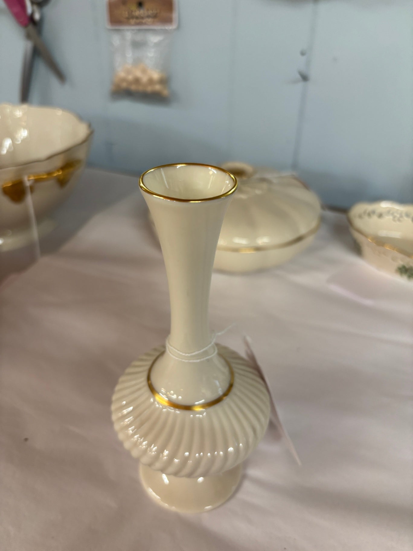  Lenox porcelain bud vase