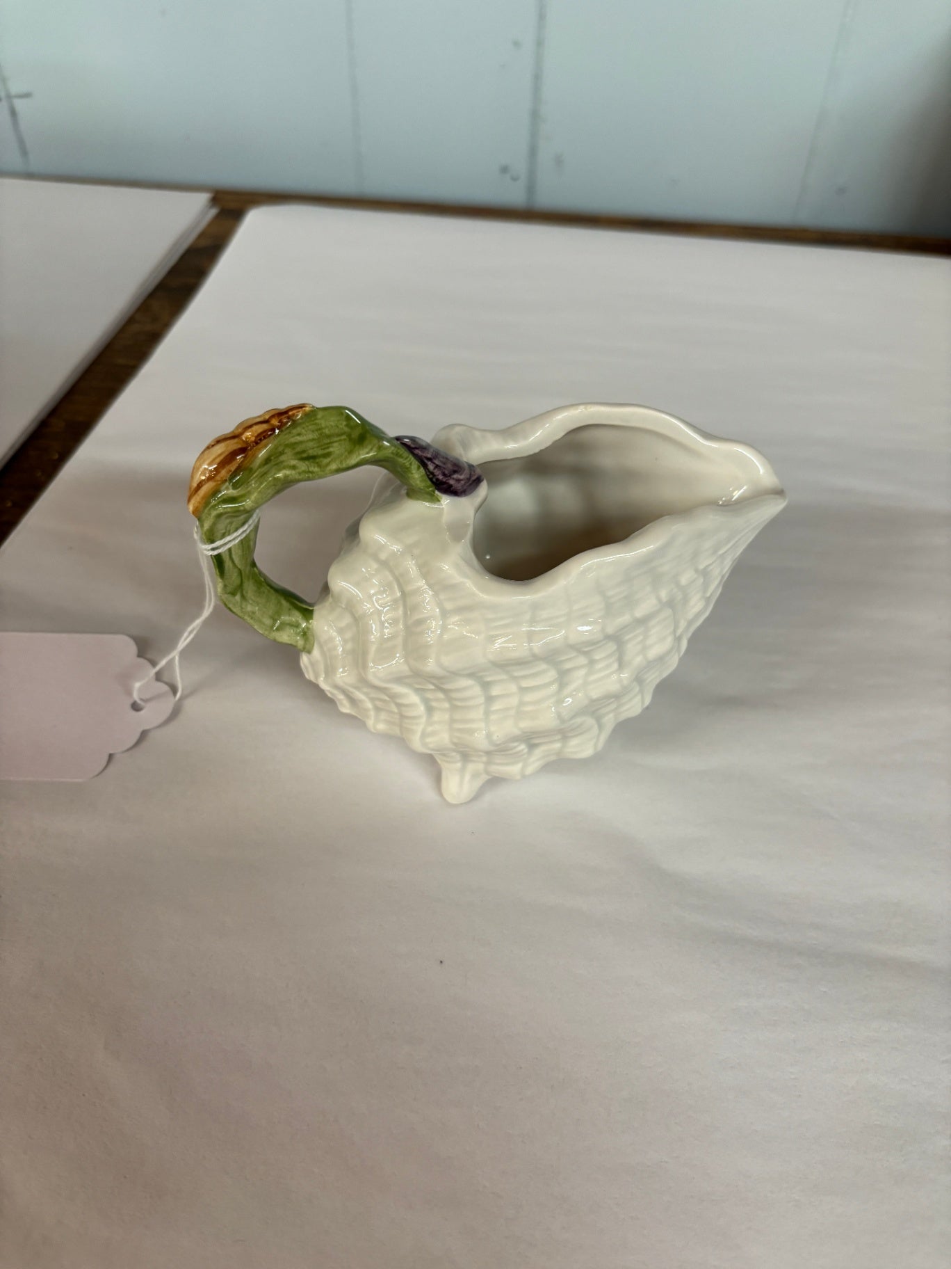 Fitz and Floyd porcelain pitcher from their Oceana collection