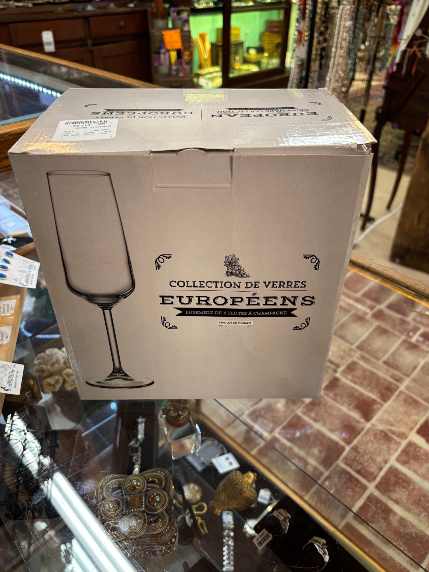 Collection de Verres Européens set of 6 champagne flutes