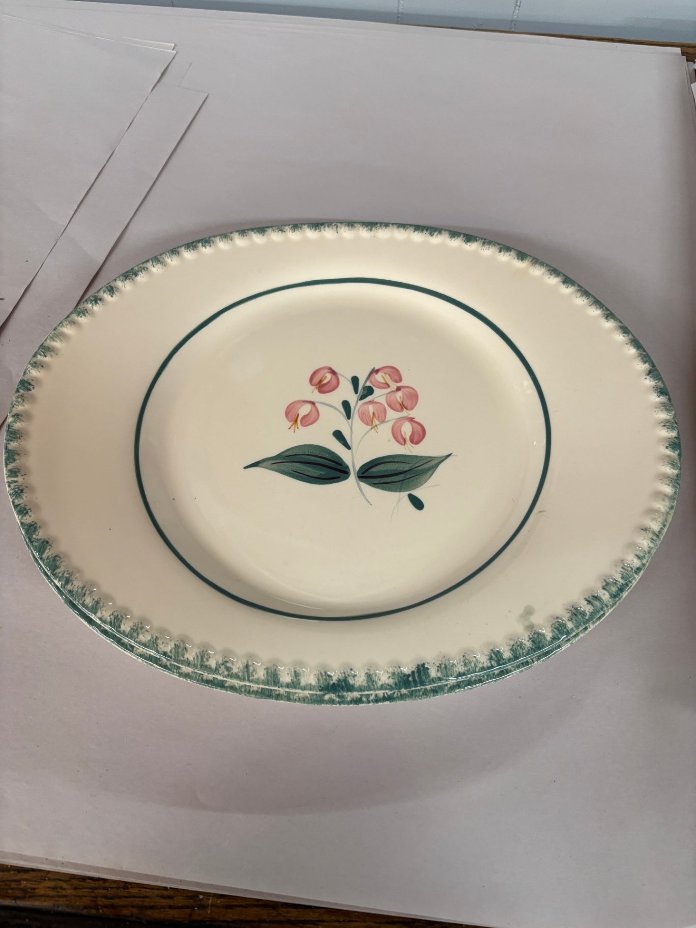 Flowered Platter