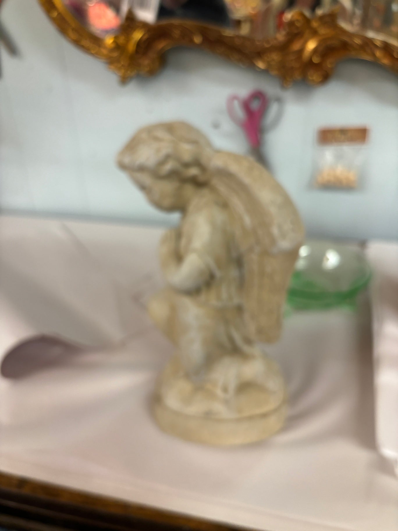 Concrete Praying Angel