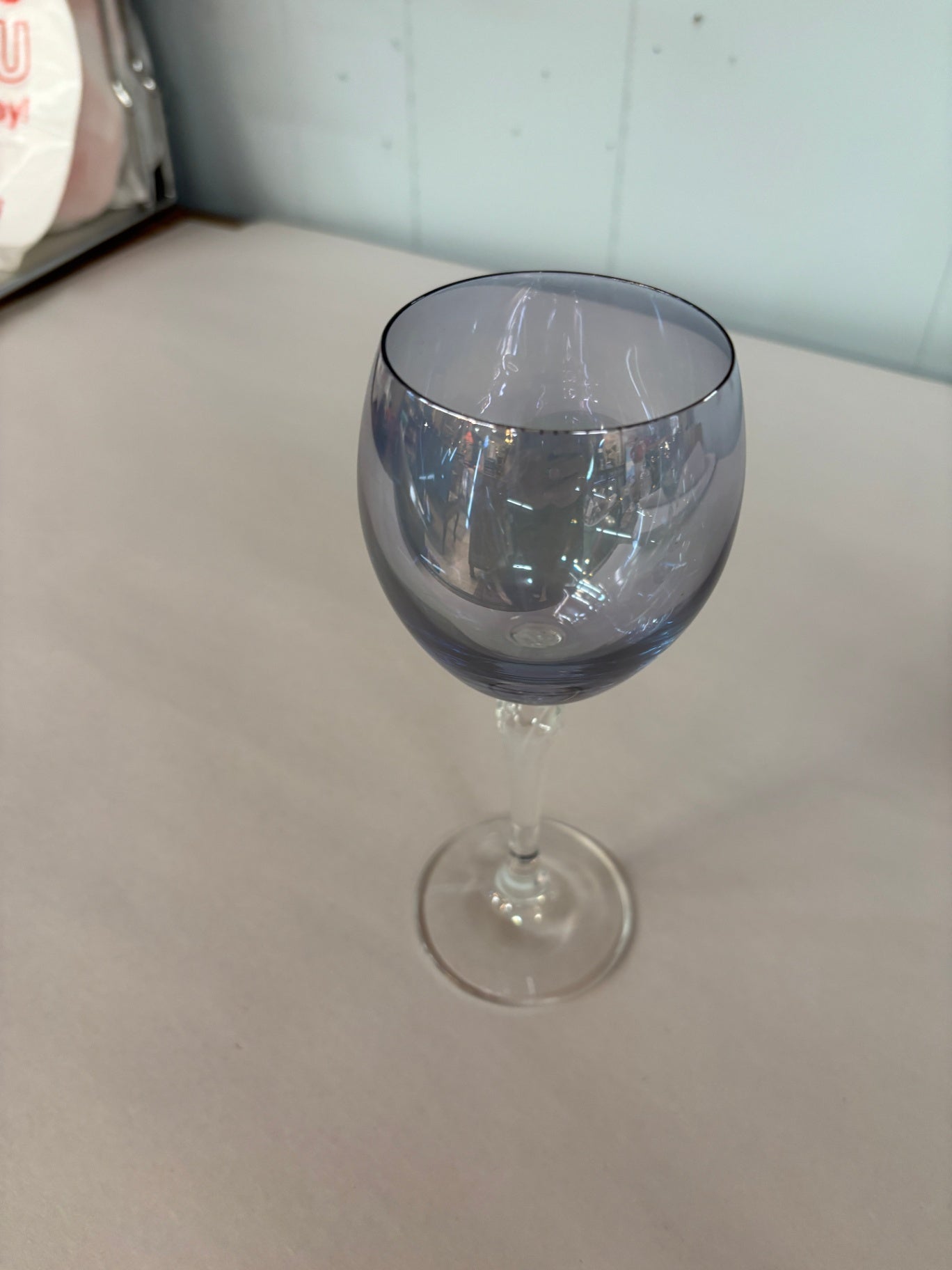 Fifth Avenue Crystal Vivienne Blue Wine Glass
