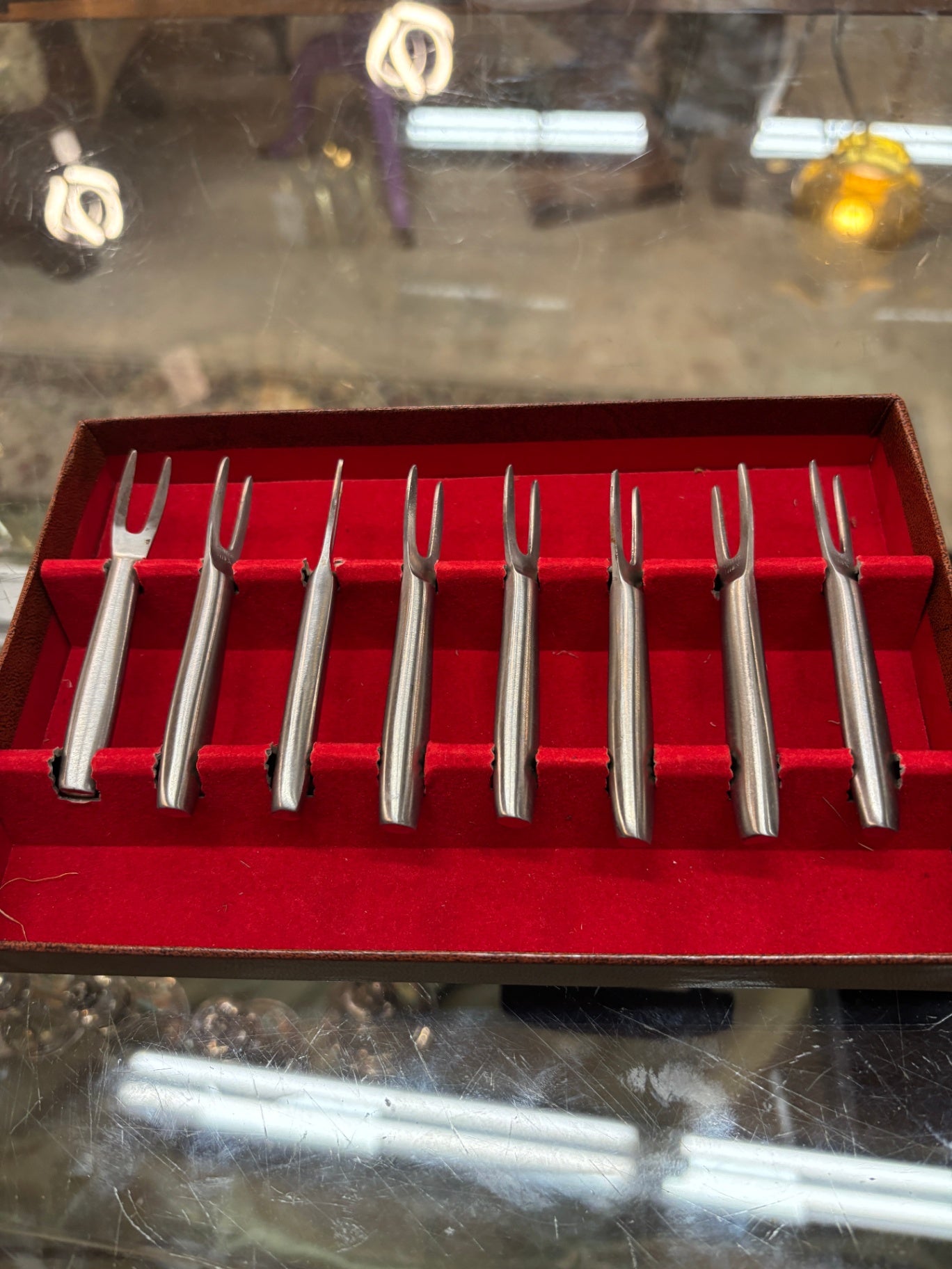 Set Of 8 Kalmar Designs Corn Set From Italy