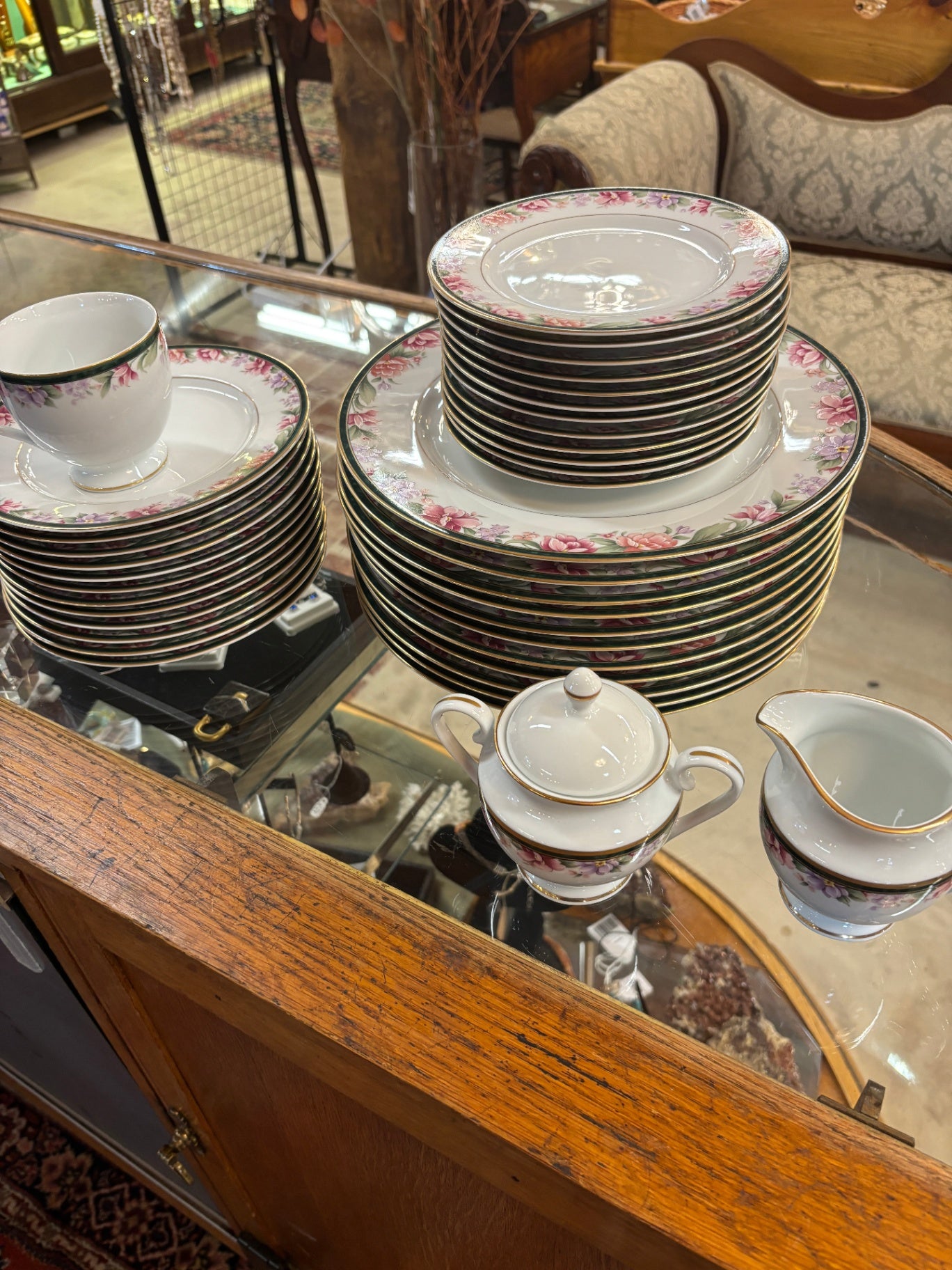  Gorham Camellia china set service for 12