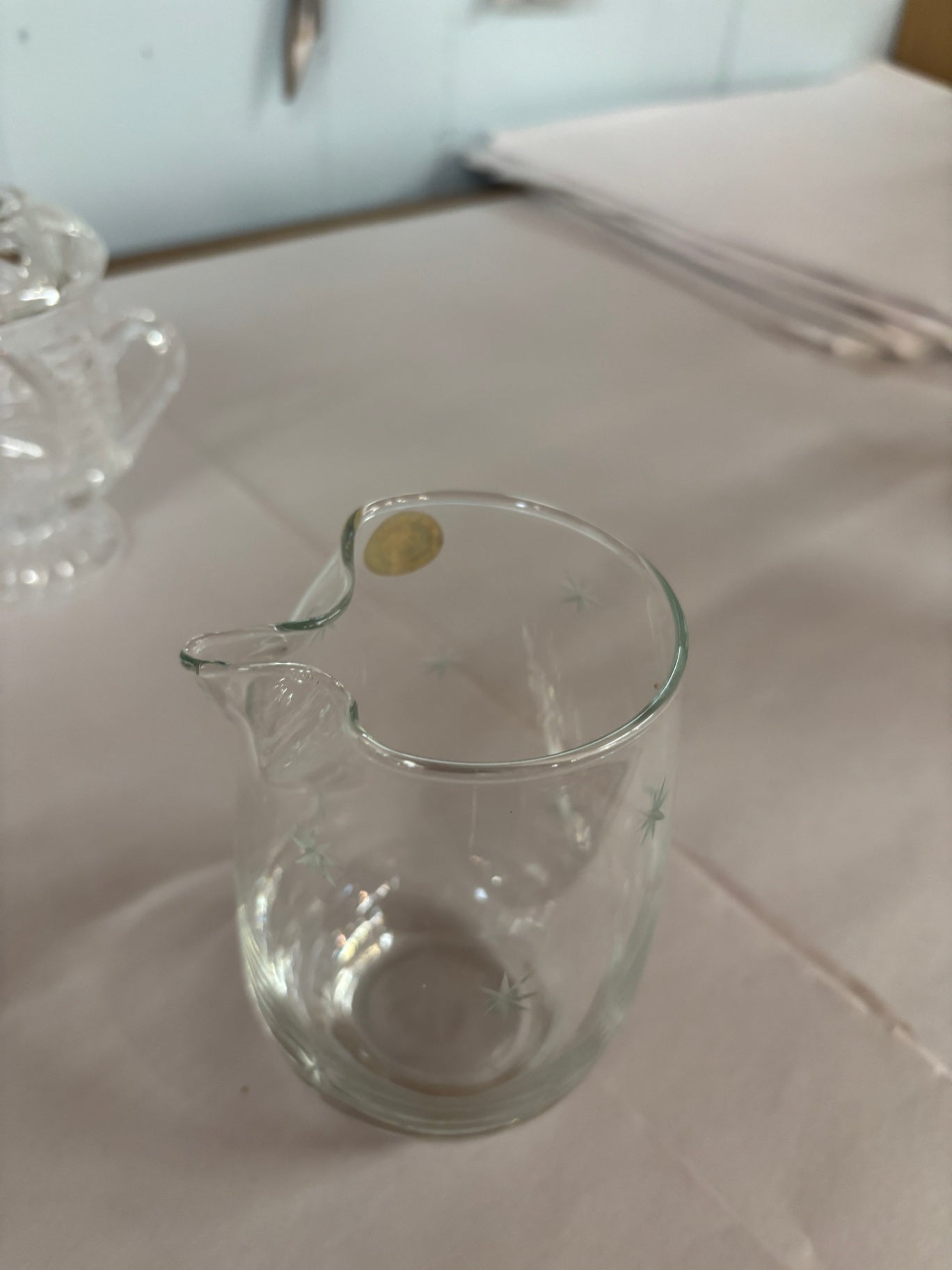Flemington Cut Glass Pitcher