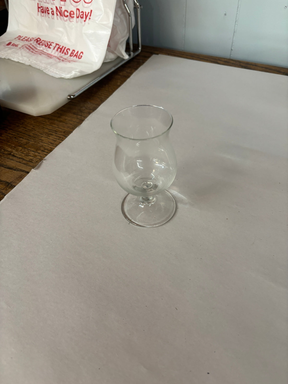 Vintage Clear Cordial, Sherry or Tasting Glass set of 4