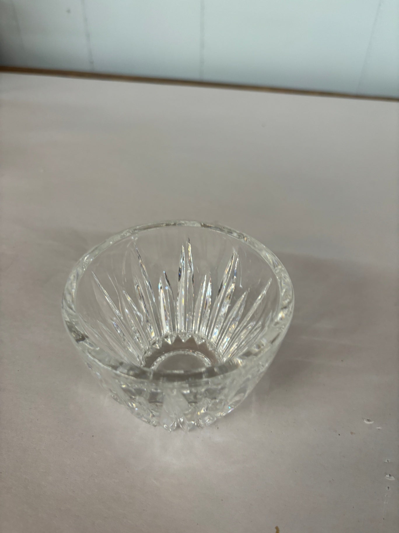 " Crystal Votive Candle Holder