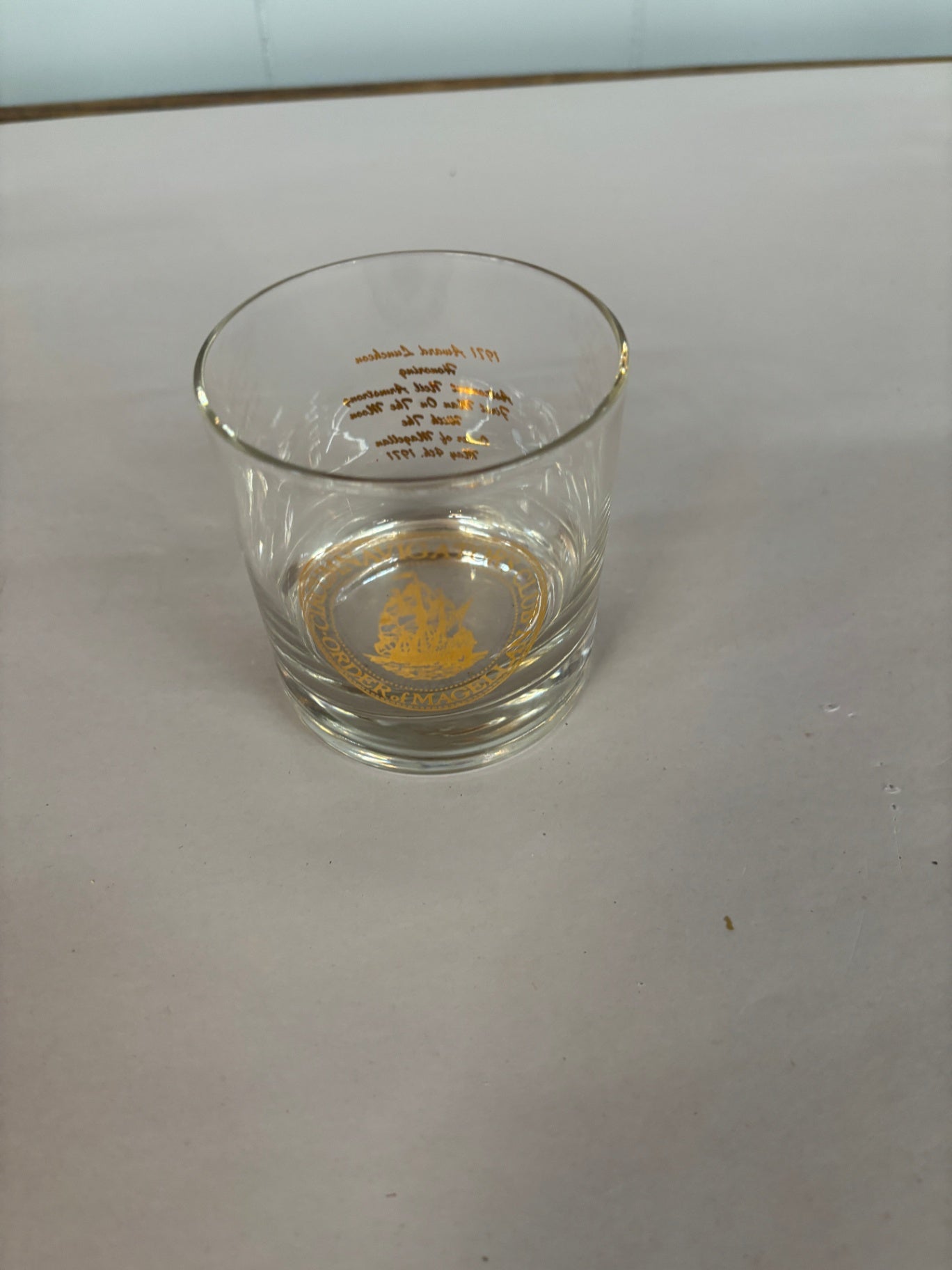 Vintage Rocks Glass