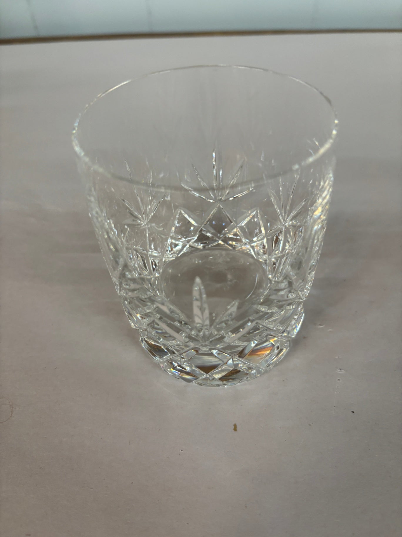 Lenox Charleston double old-fashioned crystal glass