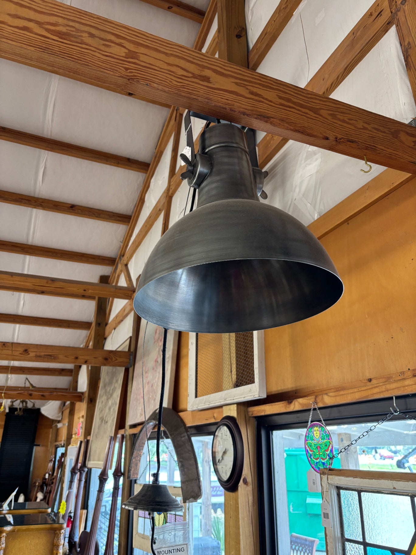 Metal Charcoal Black Light Fixture