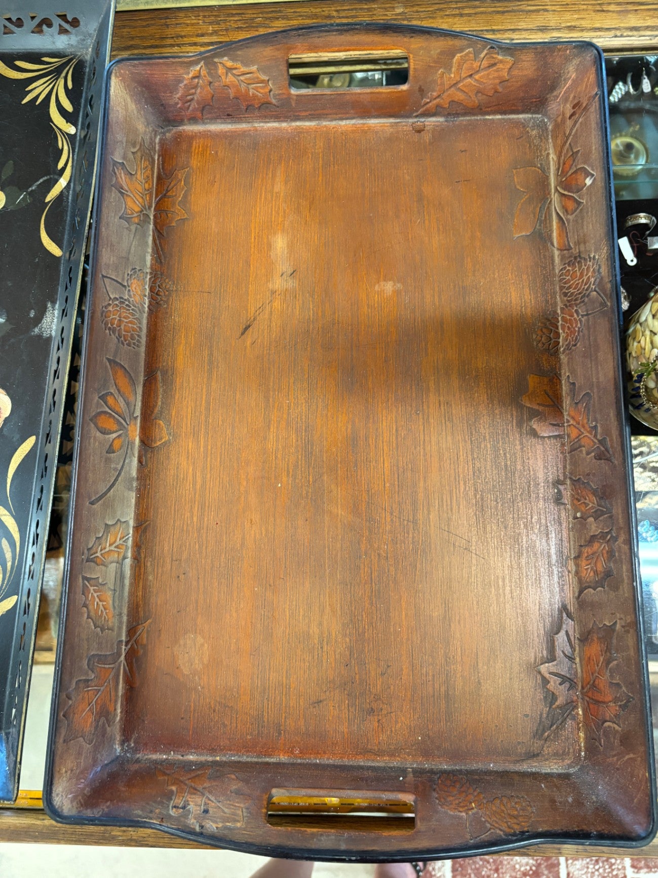 Better Homes and Garden Decorative Wood/Plastic Tray