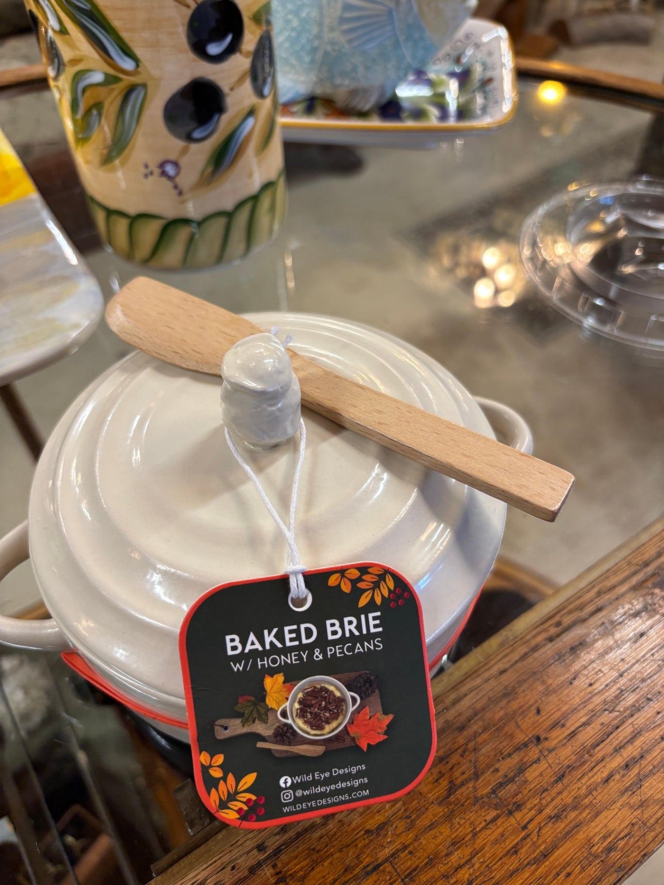  BRIE CHEESE BAKER/SPREADER