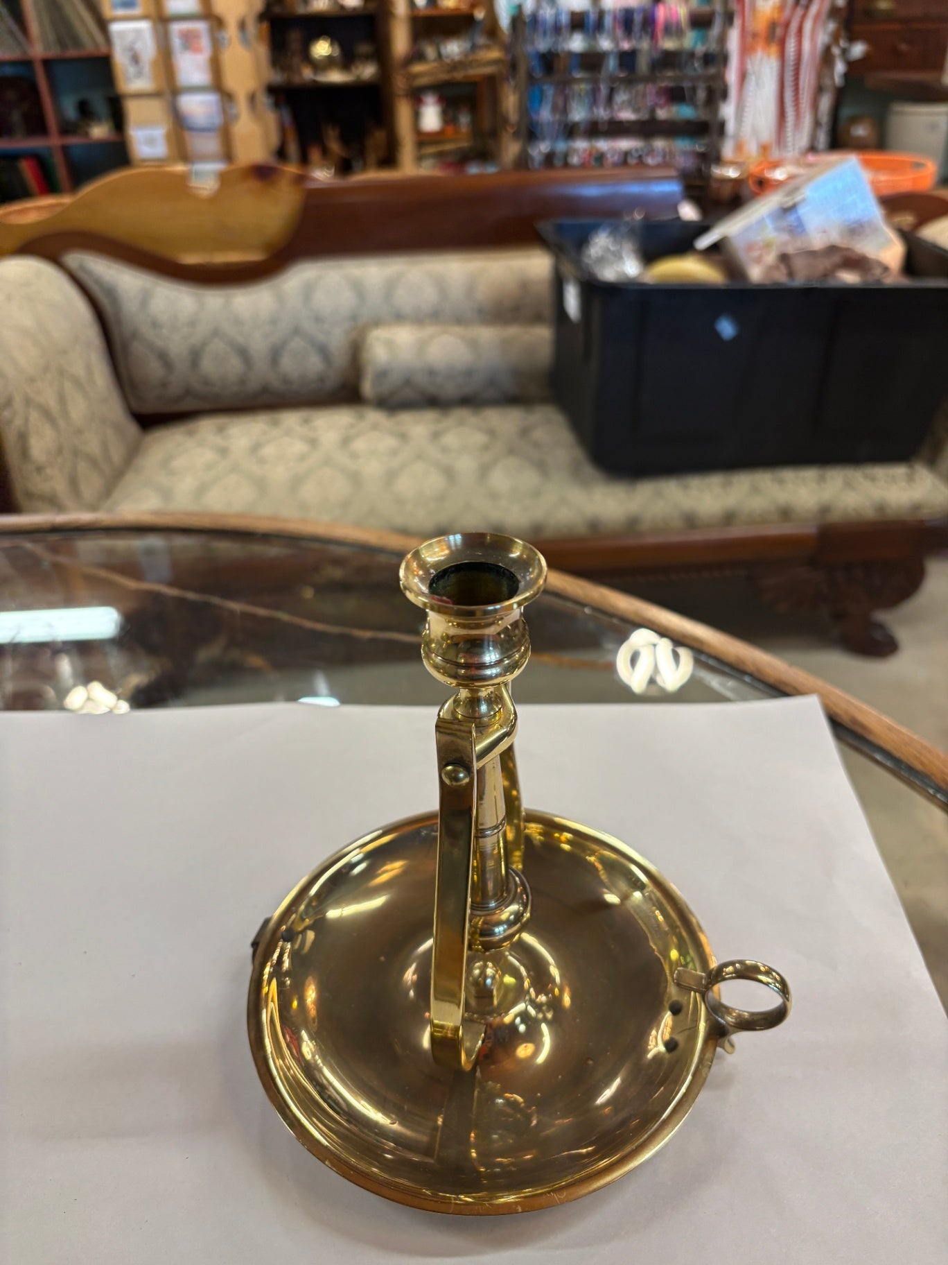 VTG 7” Baldwin Brass Ship Nautical Candle Holder Sconce Gimbal Wall /Tabletop