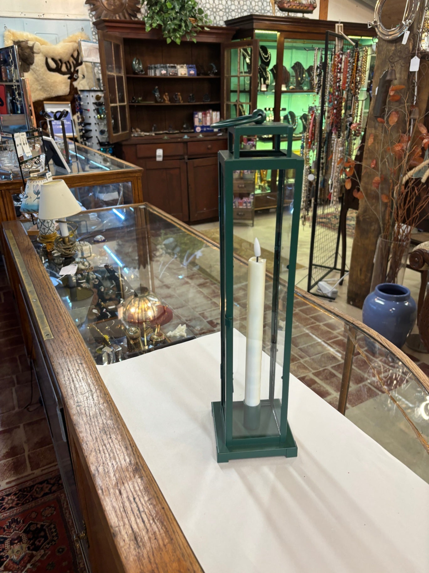  Indoor/Outdoor Set of Two Taper Lanterns