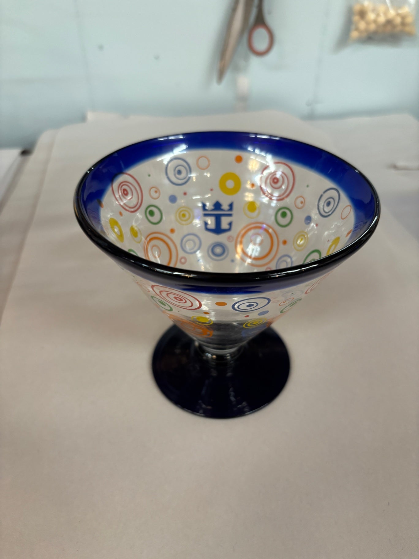 Anchor Hocking Martini / Margarita Hand Blown Glass