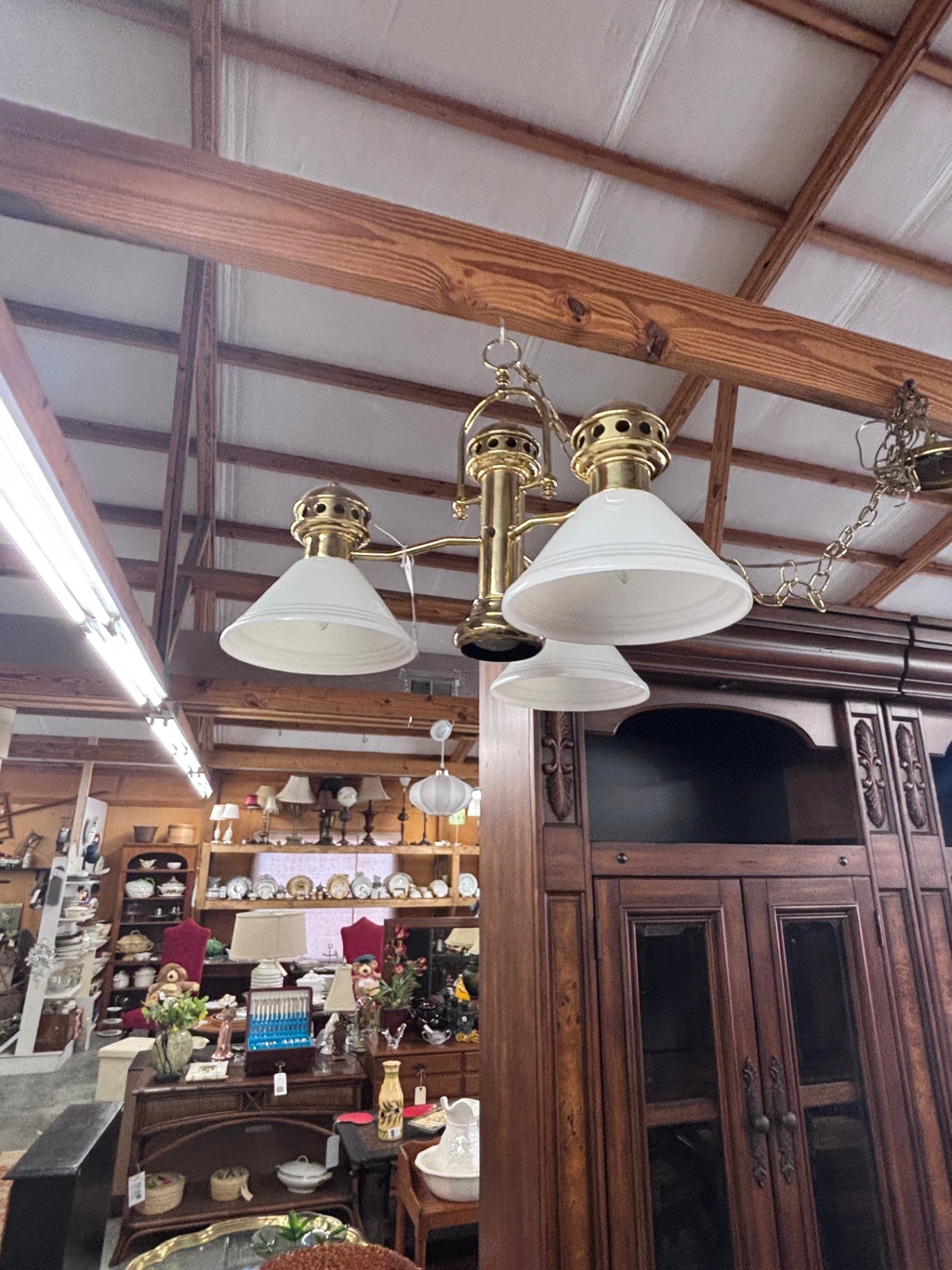 Traditional Polished Brass Island Light
