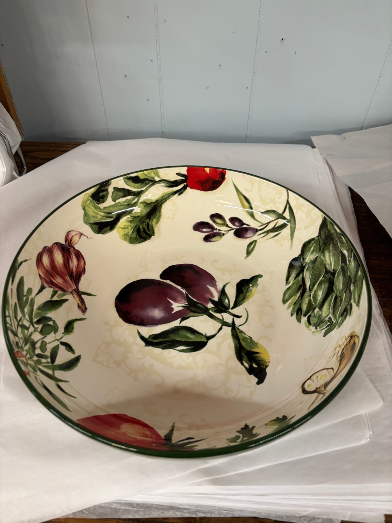 Fresco pattern pasta/serving bowl by Pier 1 Imports