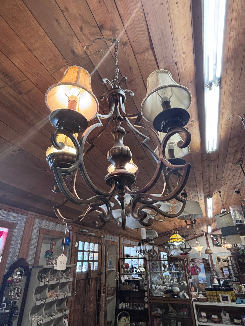 French Country/European 6 Light Chandelier