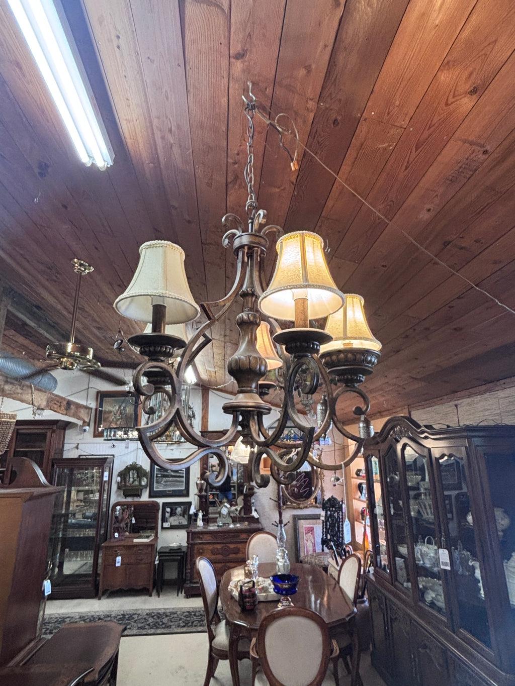 French Country/European 6 Light Chandelier