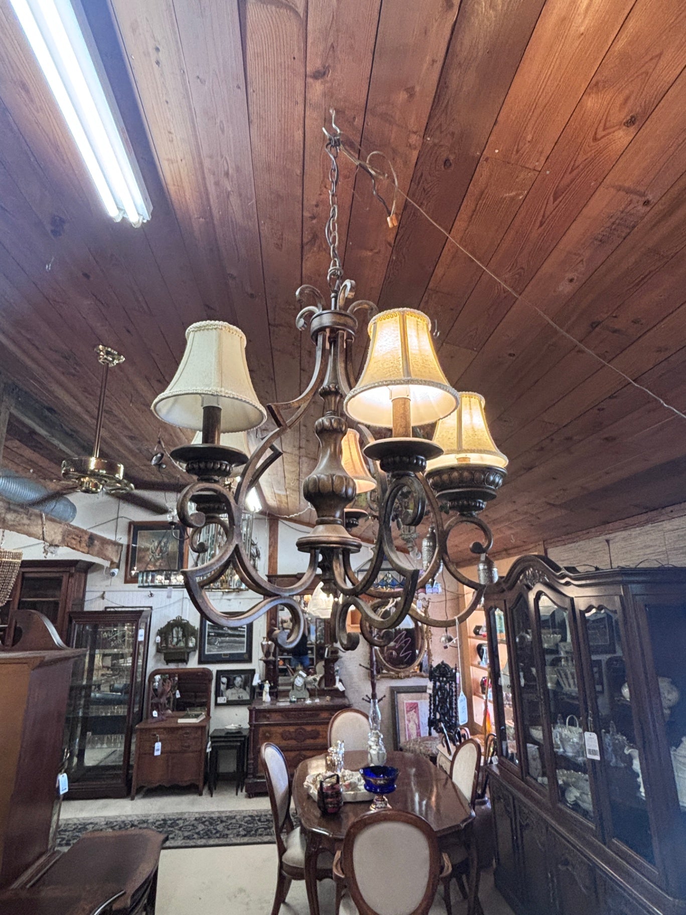 French Country/European 6 Light Chandelier