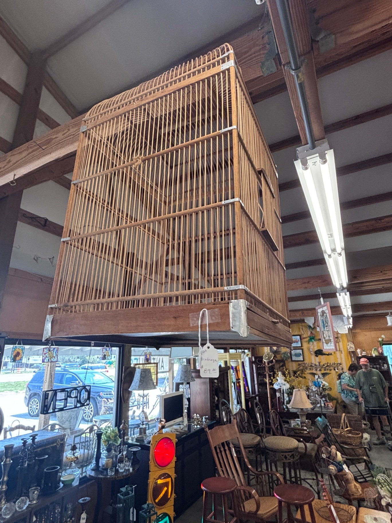 Large decorative birdcage