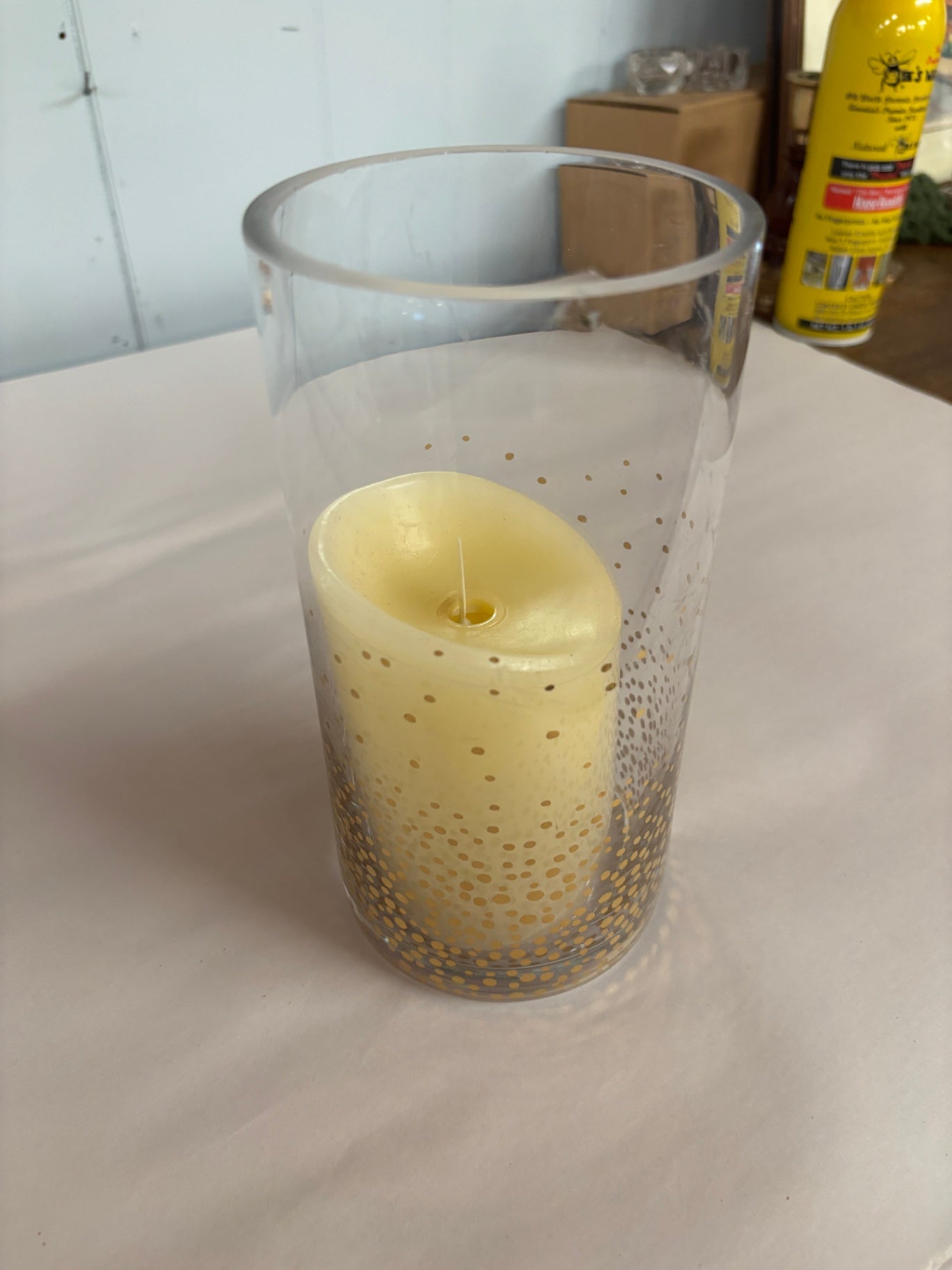 Flameless Candle in Glass