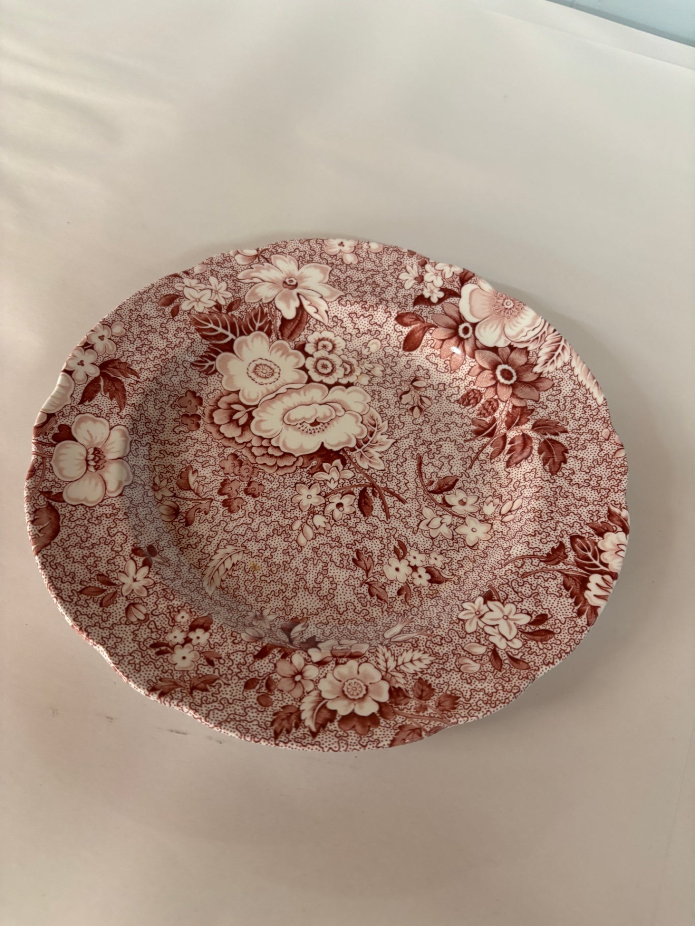 Luncheon Plate Primula Red by Spode