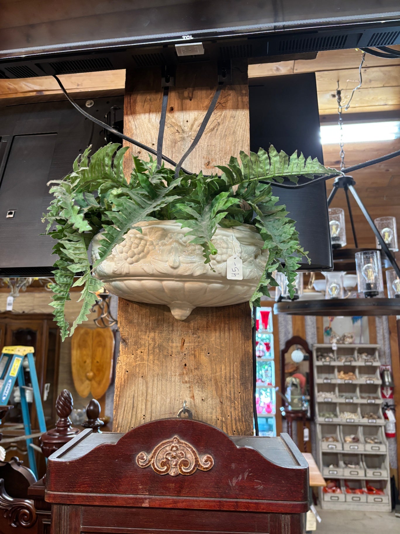 Wall Sconce With Flowers